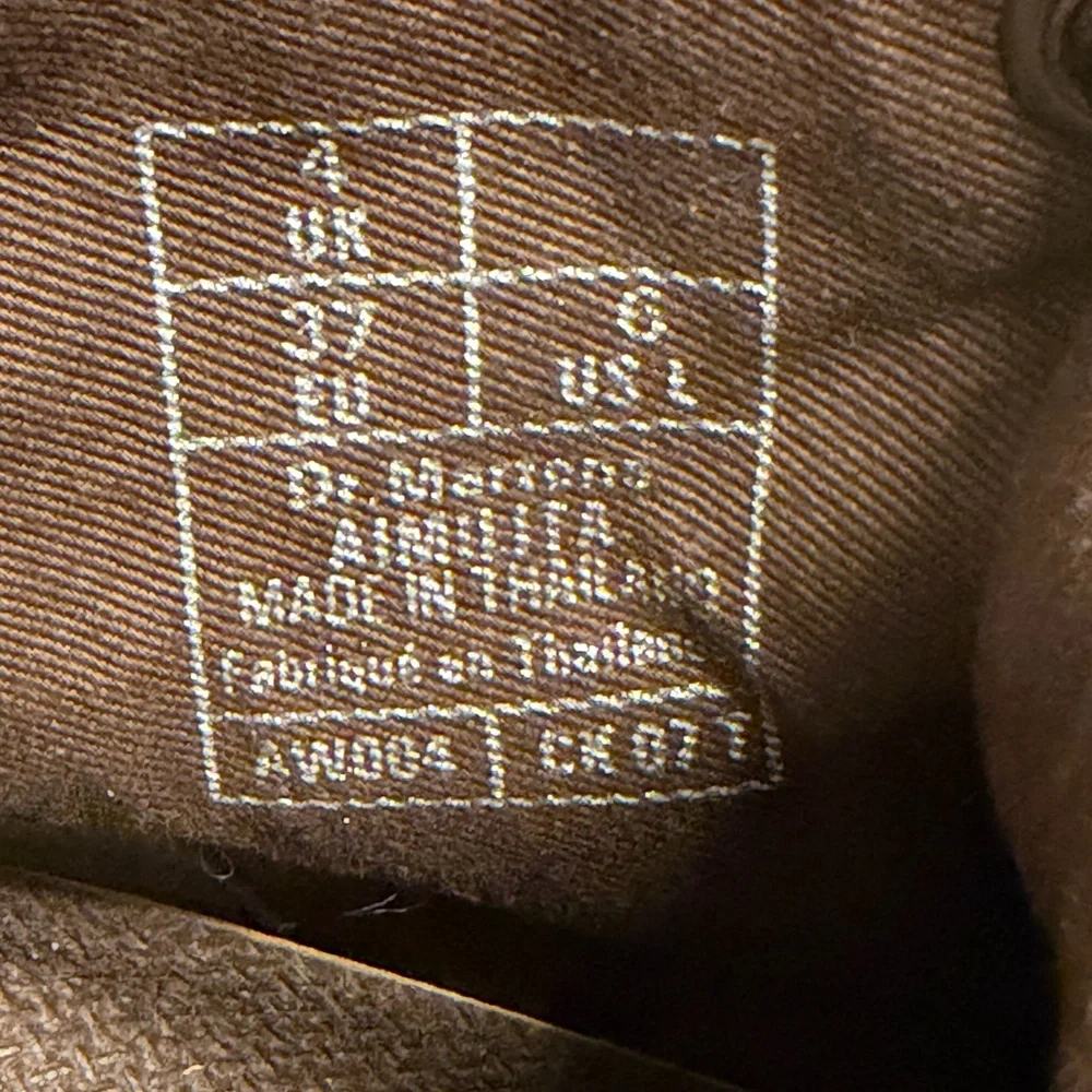 Dr. Martens Doc Aimilita Military Style Boots Dark Brown  Ribbon Laces NWOT US 6 - Picture 10 of 10